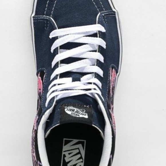 Vans SK8 Hi Zap Black/True White Men's Classic Skate Shoes Size12 - Picture 8 of 8